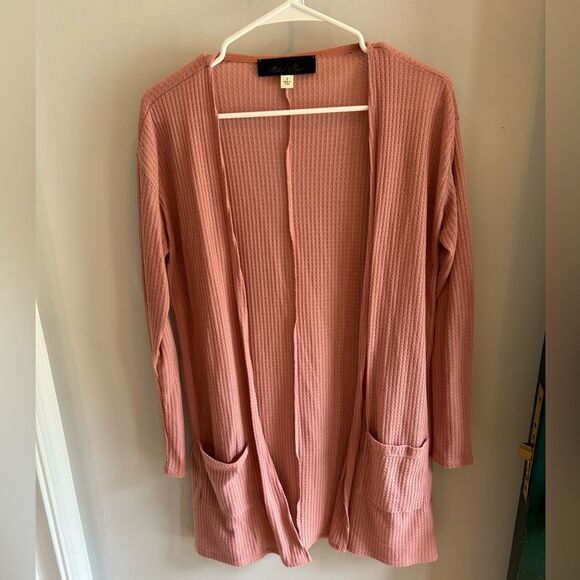 Dusty Rose Cardigan - Picture 1 of 5